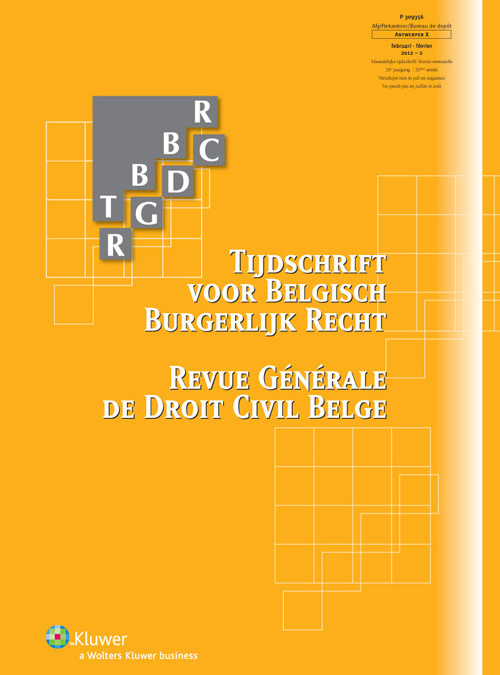 Tijdschrift voor Belgisch Burgerlijk Recht T.B.B.R.  2024 / nr. 2  jaargang 38
