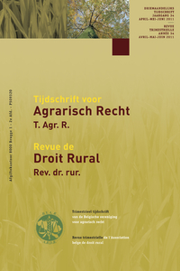 Tijdschrift voor Agrarisch Recht T. Agr. R. – Jaargang 45 / nr. 4