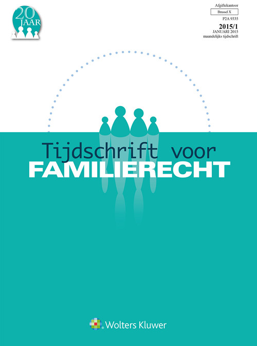 Tijdschrift voor familierecht T.Fam. Jaargang 2023 / nr. 1