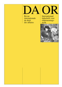 Daor  – Internationaal tijdschrift voor ondernemingsrecht  – 2024/Nr. 150