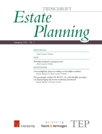 Tijdschrift Estate Planning  –  TEP – Jaargang 2024 nr. 1